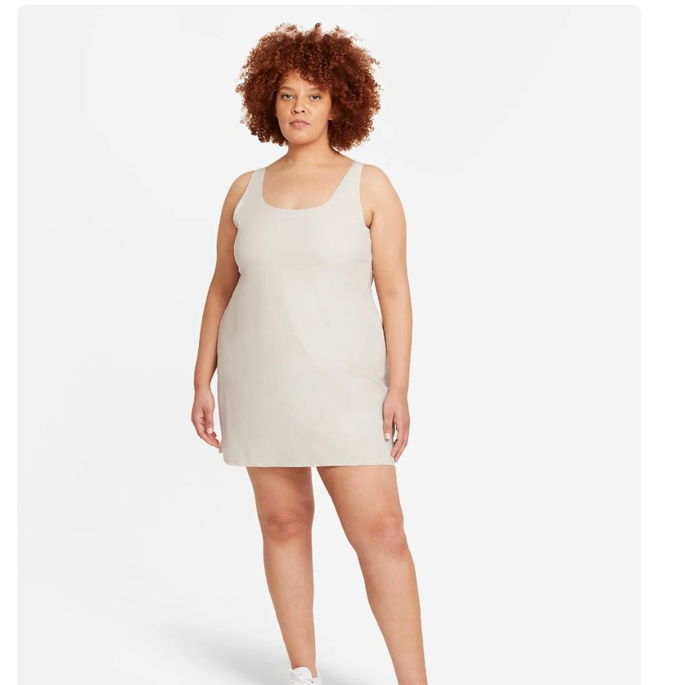 Nike Women's Sleeveless Mini Dress in Light Beige
